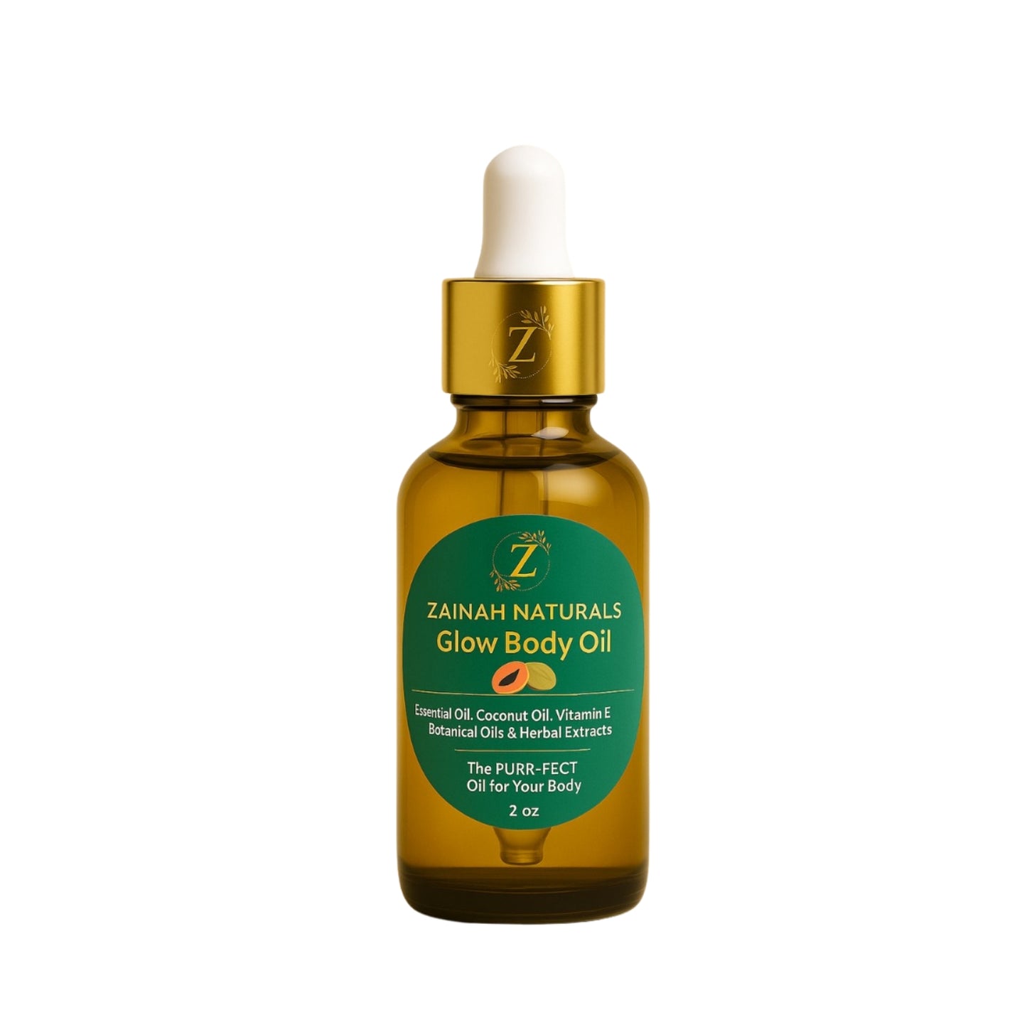Zainah naturals glow body oil