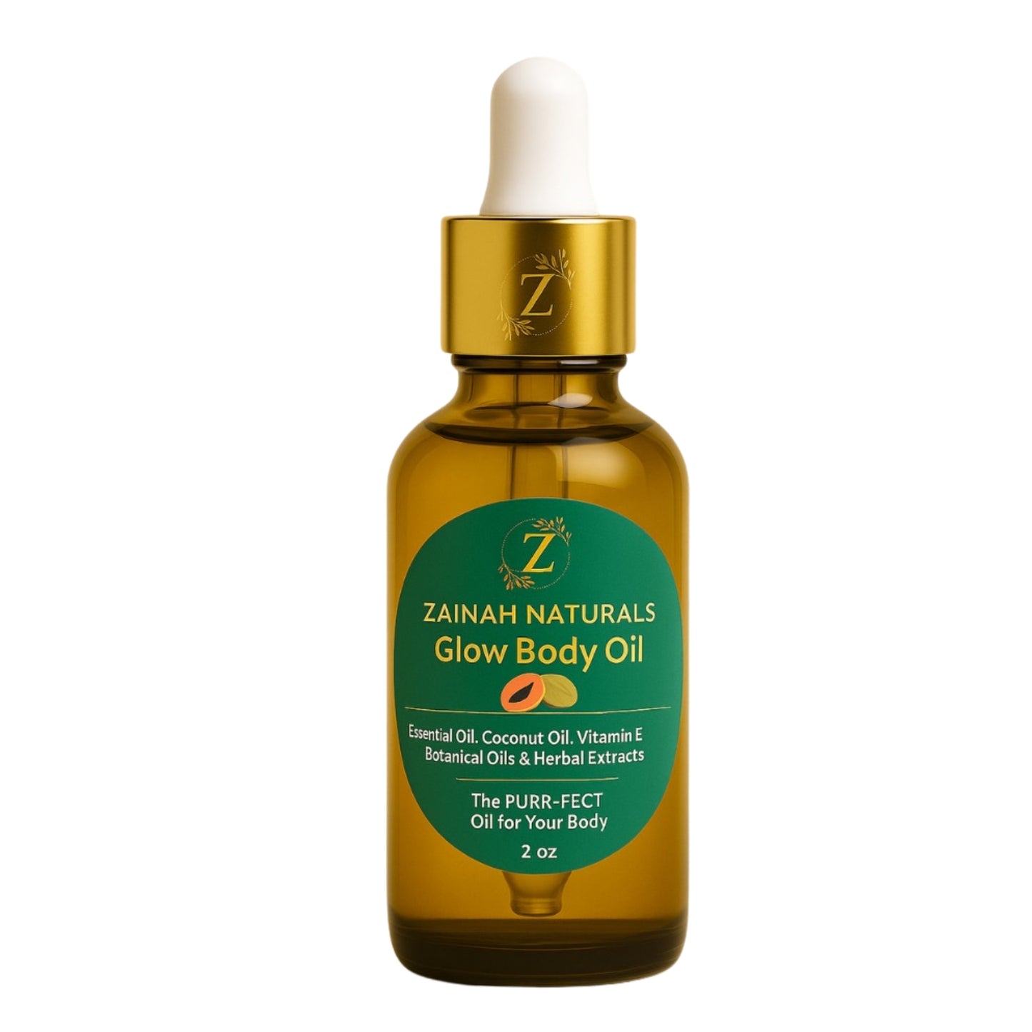Zainah naturals glow body oil