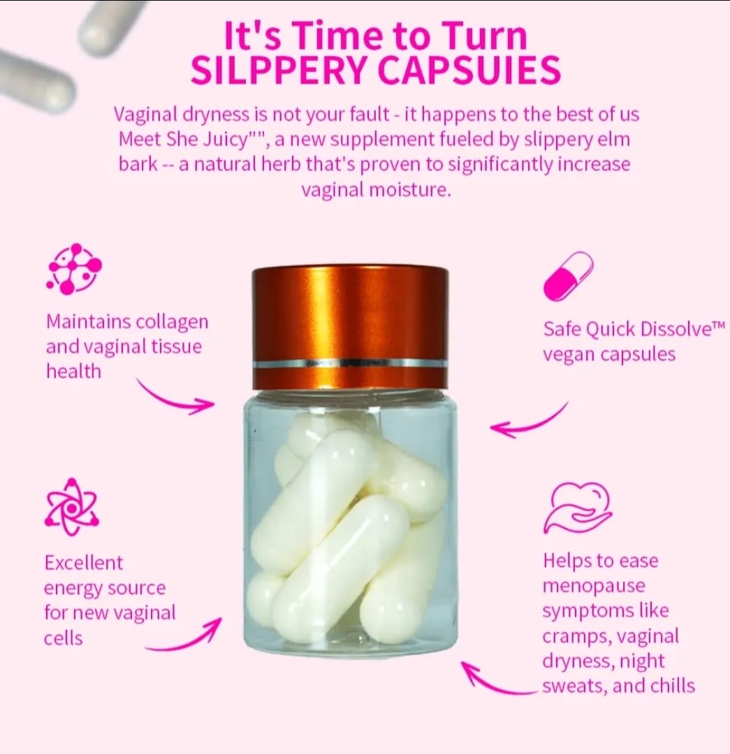 ZainahNaturals Slippery Wetness Capsule – Natural Feminine Dryness Relief