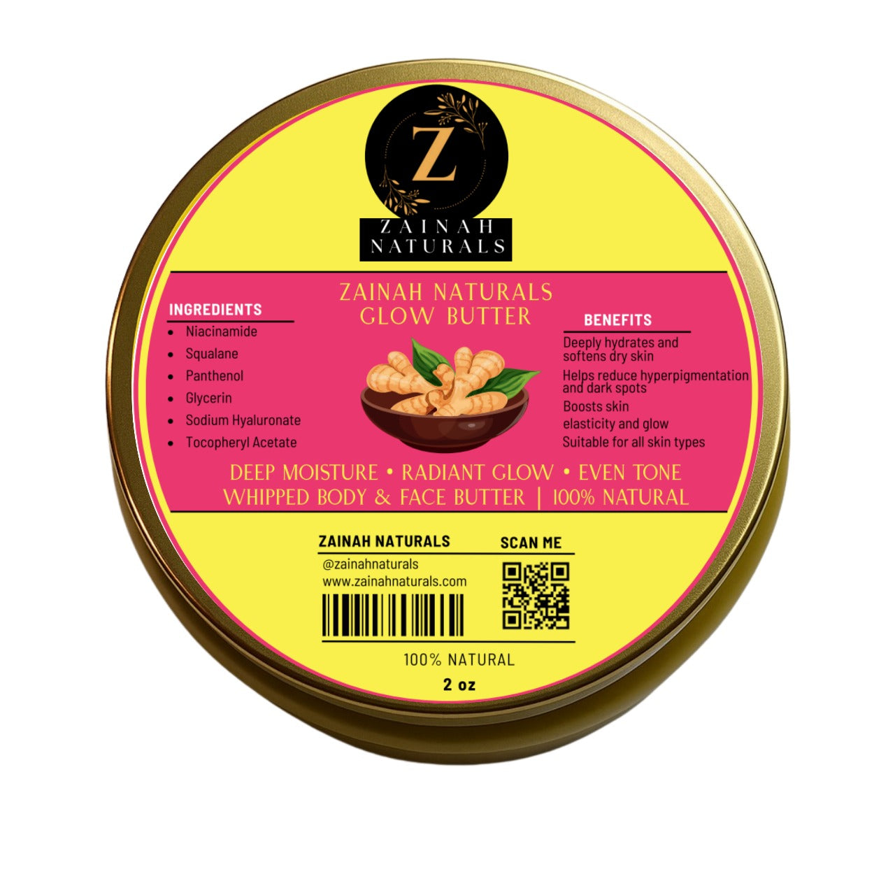 Ac Zainah Naturals Acne, Glow & Cleanse Set – 3-in-1 Skincare Solution