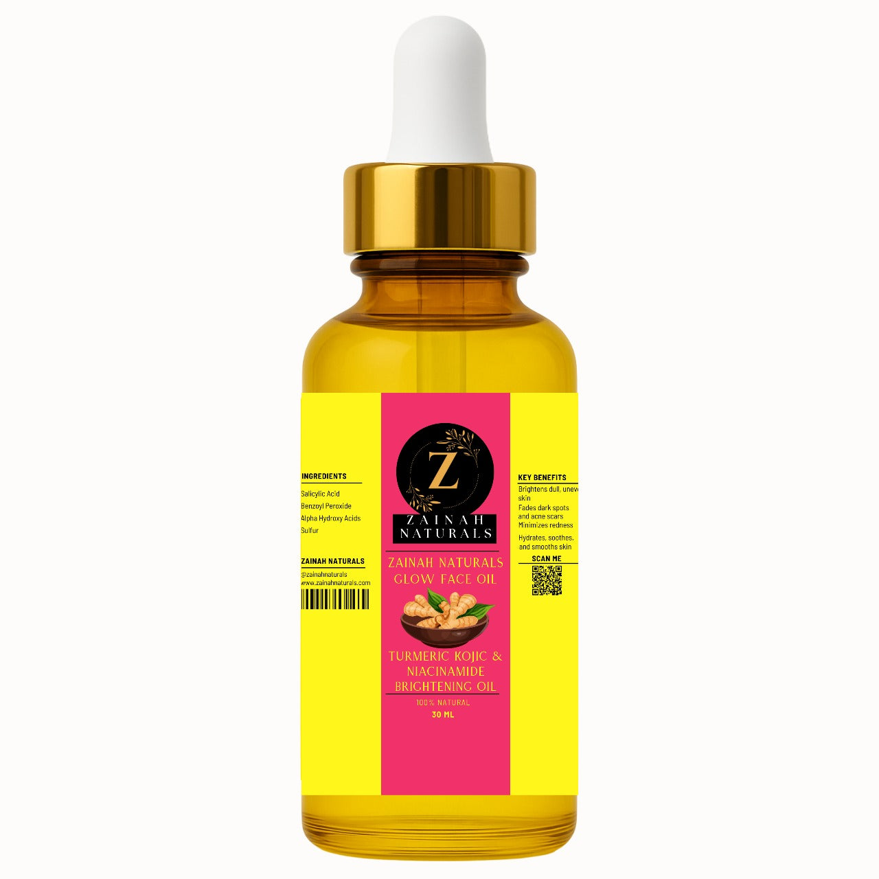 Ac Zainah Naturals Acne, Glow & Cleanse Set – 3-in-1 Skincare Solution