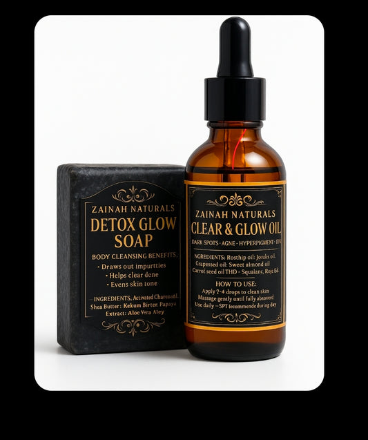 Detox soap and oil