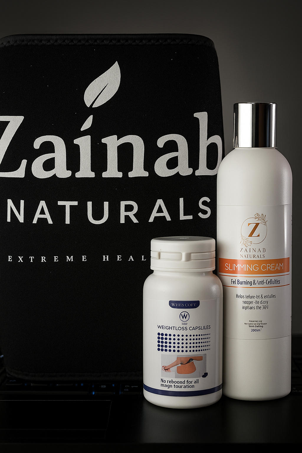 Zainahnaturals Slimming Combo 3 in 1 belt,cream,capsules