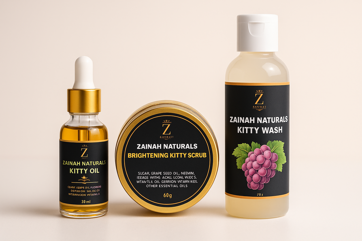 Aa Zainah naturals kitty sets