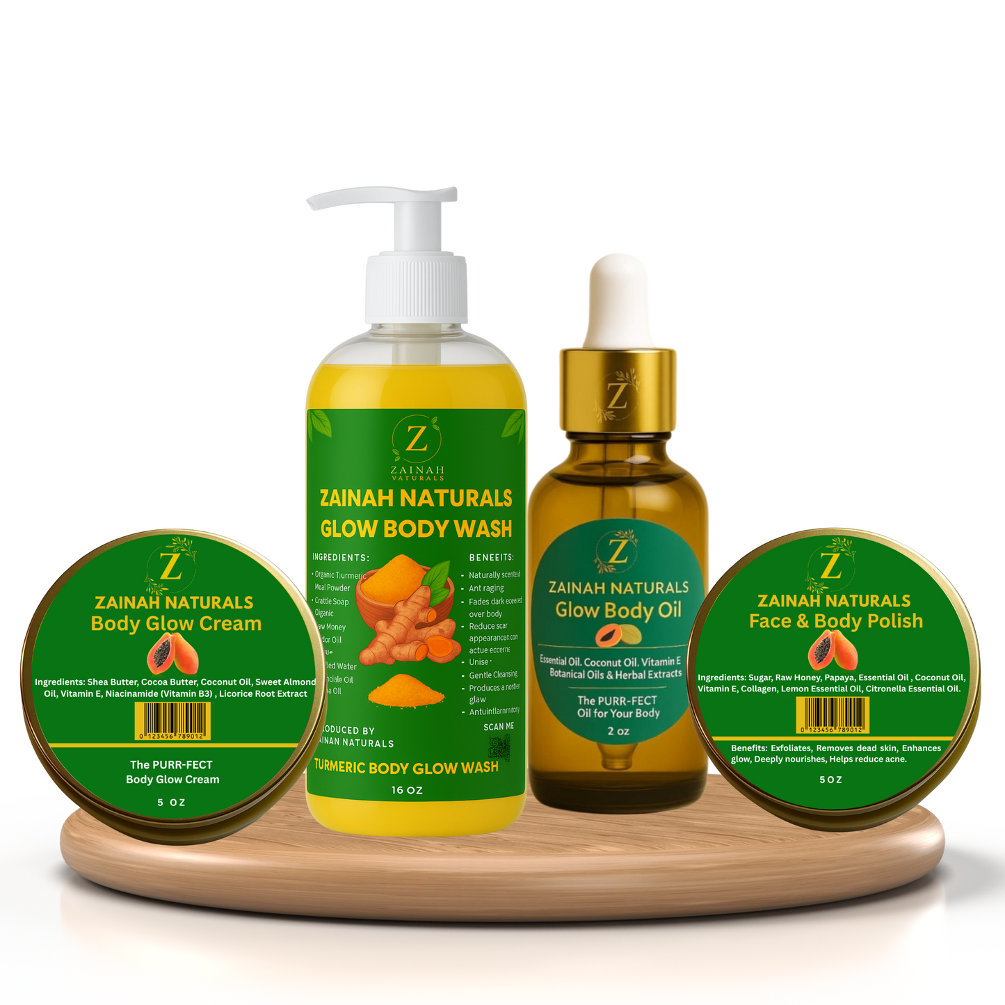 Ab Zainah naturals Body glow set!!!