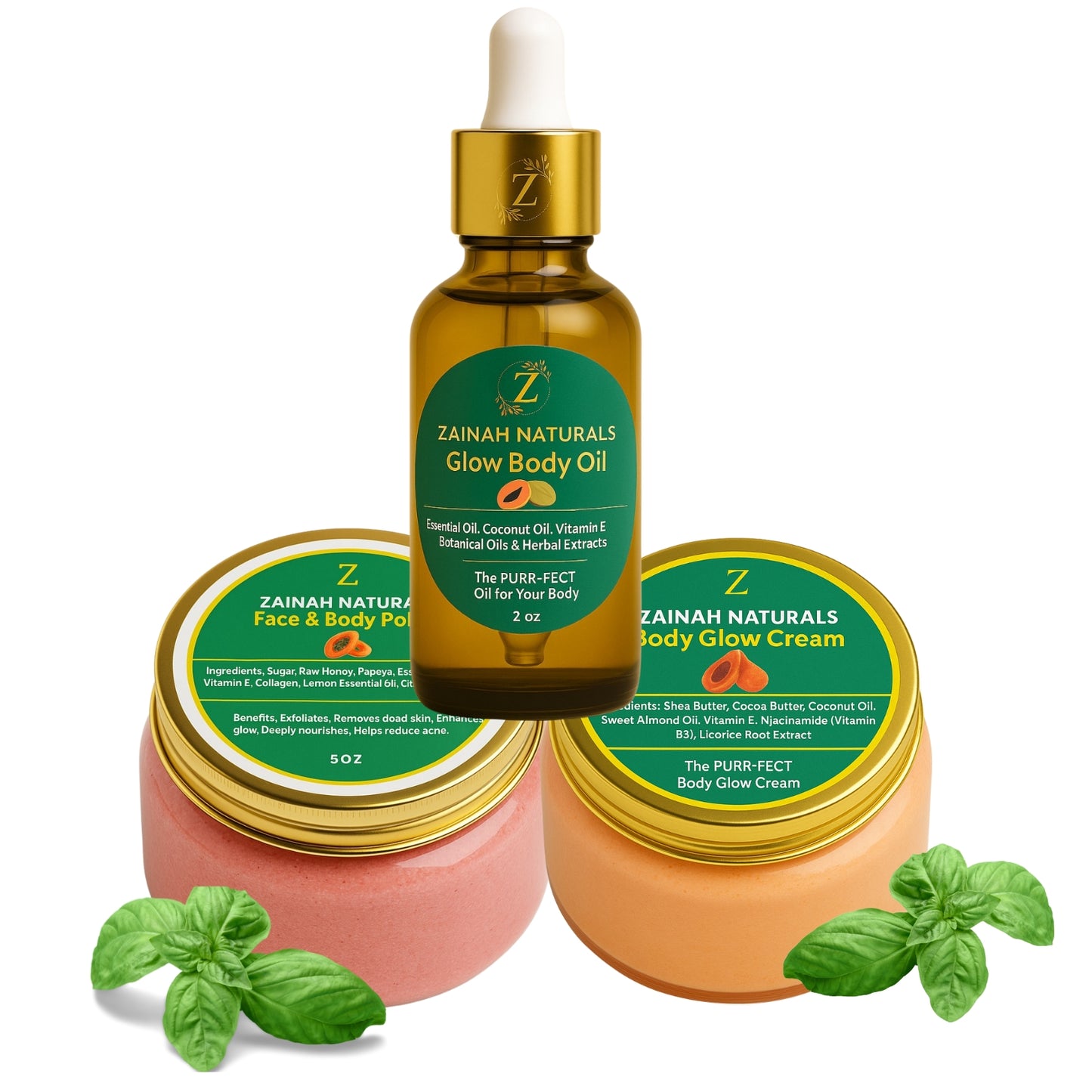 Ab Zainah naturals Body glow set!!!