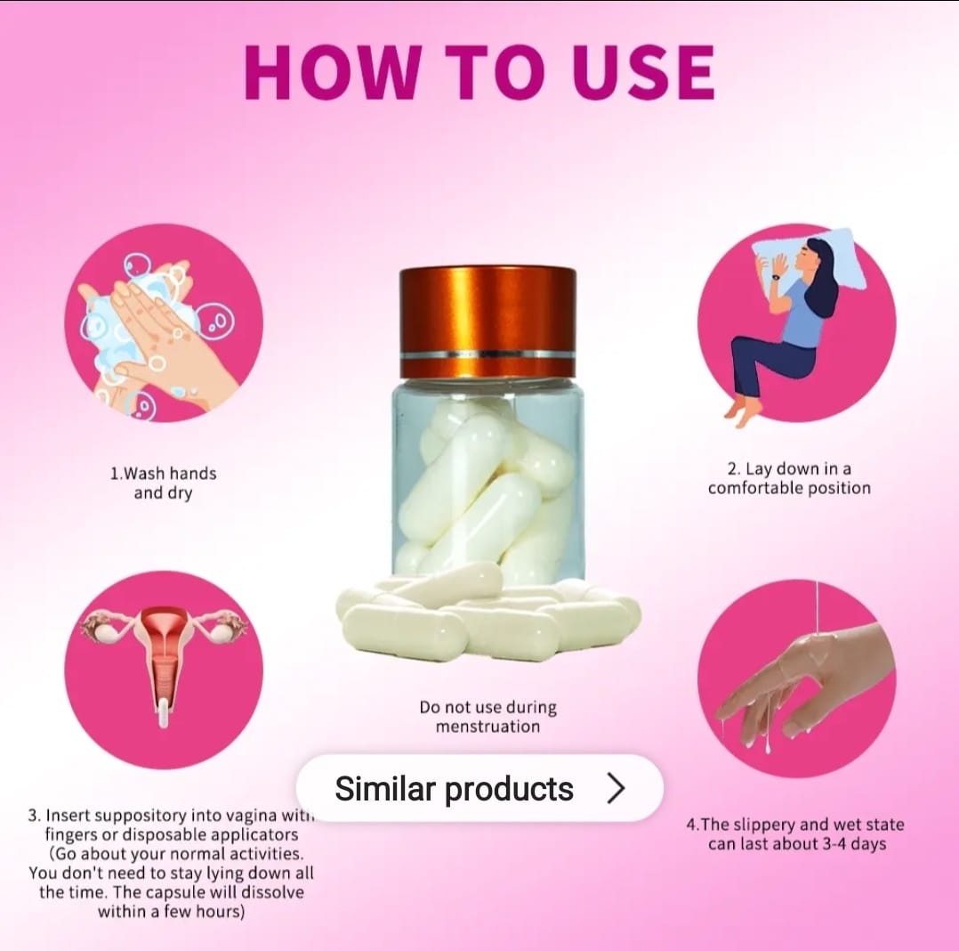 ZainahNaturals Slippery Wetness Capsule – Natural Feminine Dryness Relief