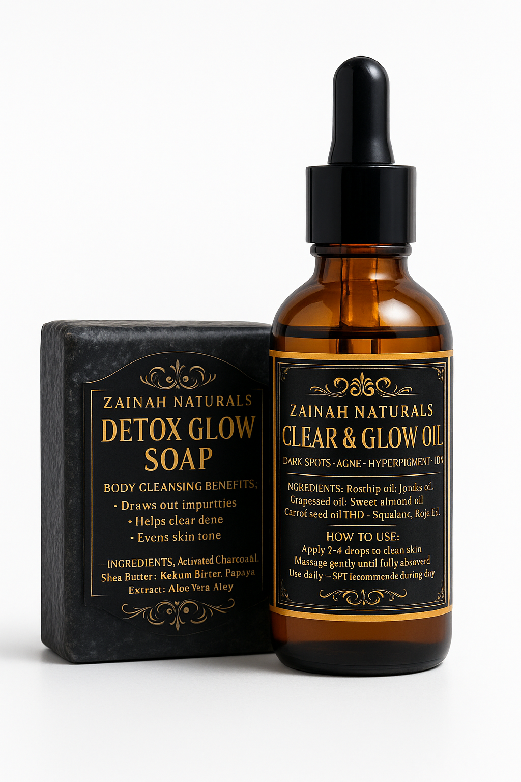 Detox soap and oil