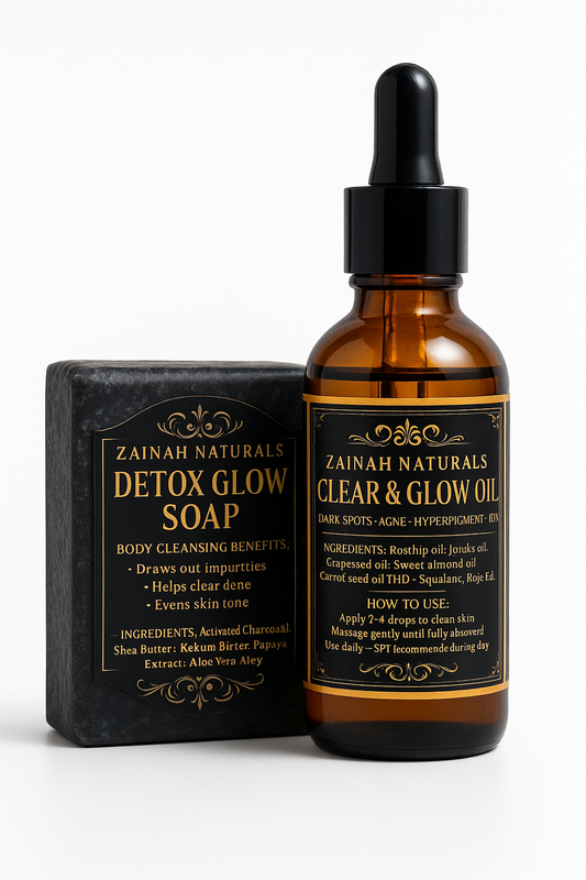 Detox soap and oil